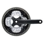 JGO.BIELAS 170MM 24/34/42D ACERO PLASTIFICADO NEGRO