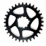 LOLA Monoplato Redondo Sram 3mm Negro - Dientes : 34