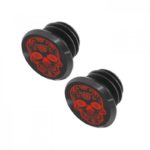 TAPÓN PUÑOS SKULL ROJO