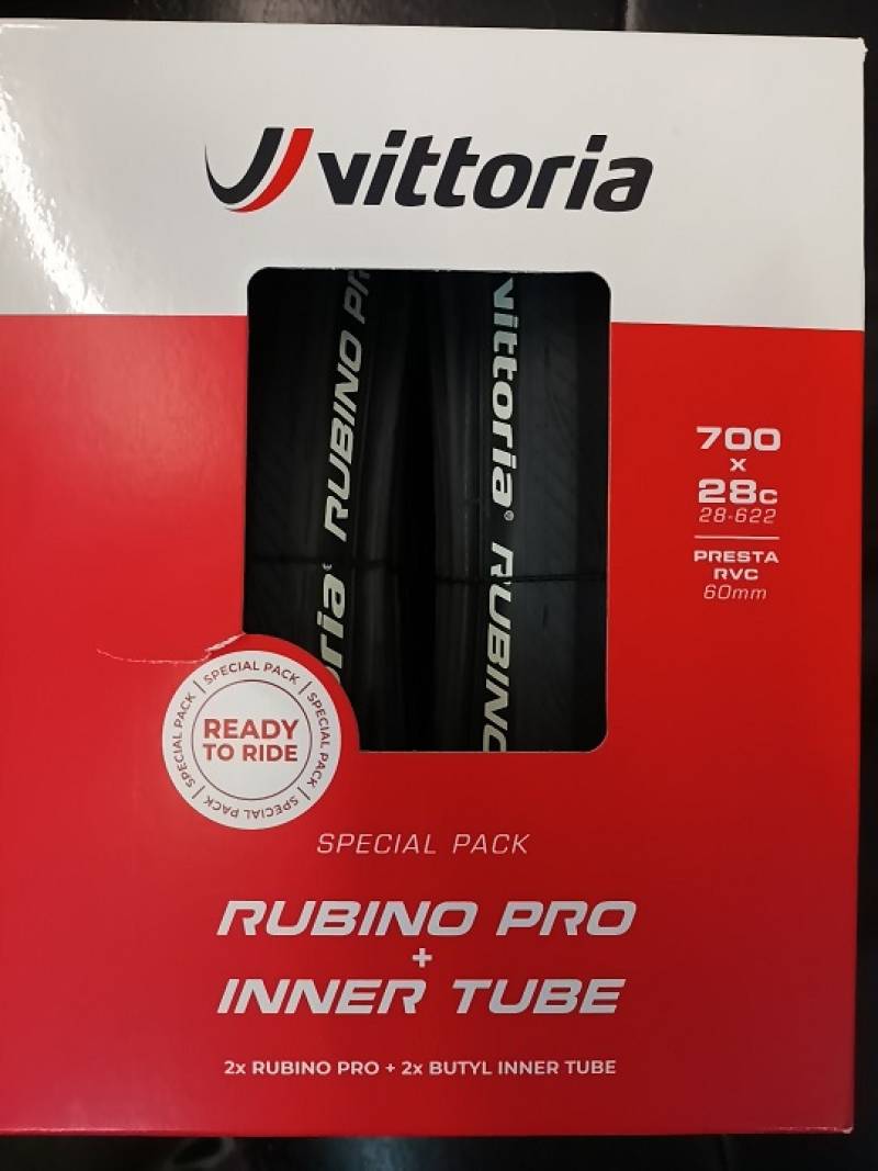 VITTORIA RUBINO PRO + CÁMARA VITTORIA 700X28 (PACK DE 2 CUBIERTAS Y CÁMARAS)
