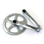 JUEGO DE BIELAS Y PLATOS MIJNENPIEPER 170 mm 46 DIENTES ALUMINIO PLATA