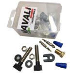 JUEGO DE VALVULAS TUBELESS NAVALI CUADRADA 44 mm