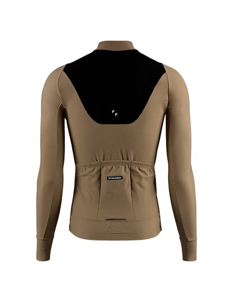 CHAQUETA TEKNIKA GORE-TEX WINDSTOPPER PARDO