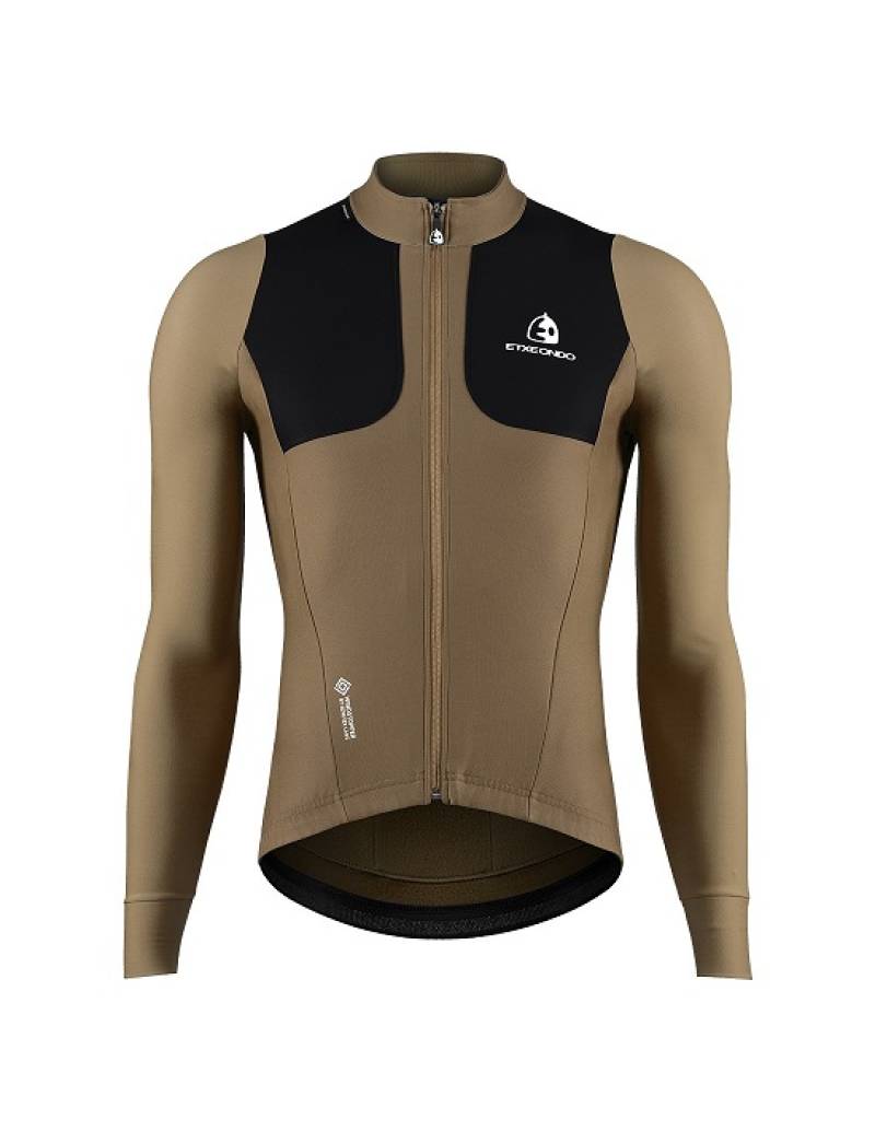 CHAQUETA TEKNIKA GORE-TEX WINDSTOPPER PARDO - Imagen 2