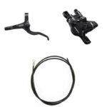 SHIMANO Kit Freno Disco Del. 2 Pist. BL-MT401 + BR-MT410 + Latig.