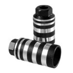 POSAPIES ALUMINIO EN NEGRO,50X110MM 26T QW