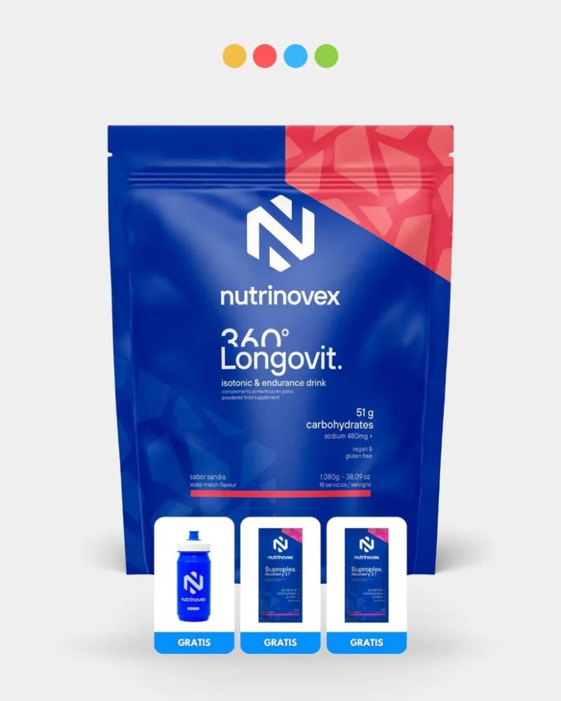 PACK LONGOVIT 360 DRINK+ SUPRAPLEX RECOVERY + BIDÓN