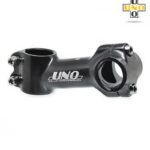 POTENCIA ALUMINIO "UNO" EXT.75MM 28.6MM MANILLAR 25.4MM NEGRO