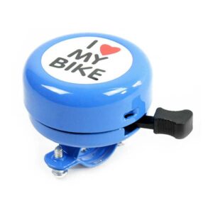 TIMBRE METALICO,RIM-RIM,AZUL/PINTADO CON DIBUJOS QW