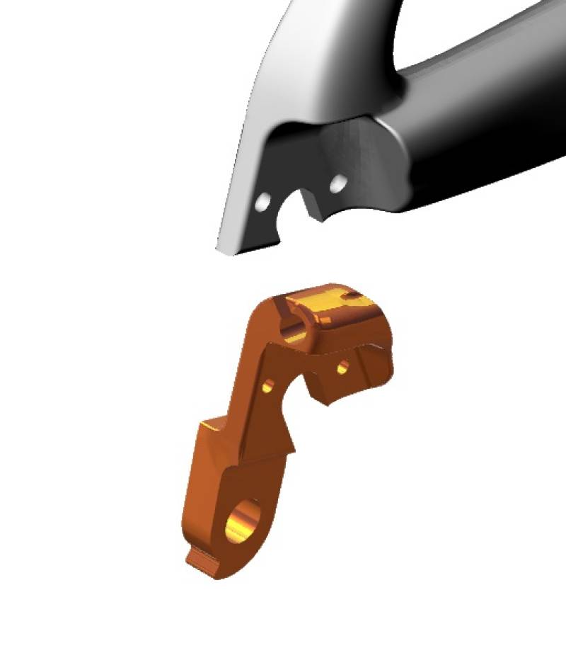 DROPOUT C10AIR-SR-C1SR-AIR MEC-ELC 2HOLEDROPOUT CE46.2